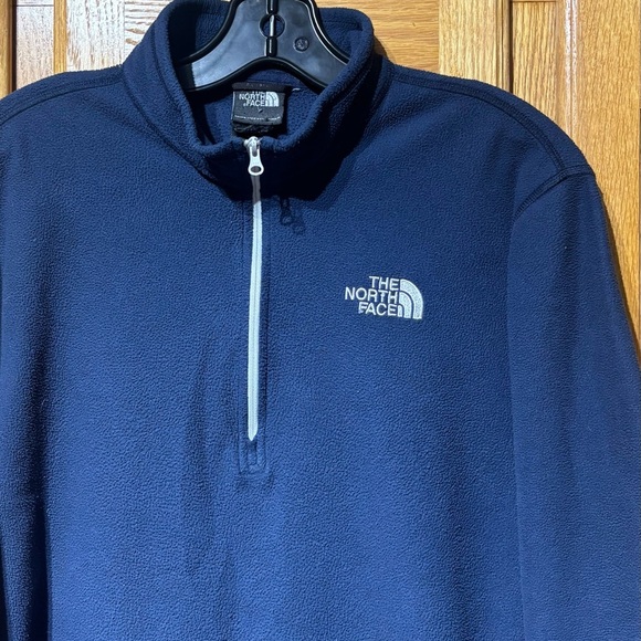 The North Face Dark Blue Zip-Up Sweater - Picture 2 of 5